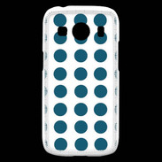 Coque Samsung Galaxy Ace4 pois turquoise