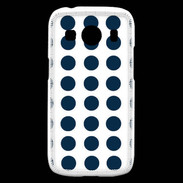 Coque Samsung Galaxy Ace4 pois bleu marine