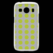 Coque Samsung Galaxy Ace4 pois gris & vert