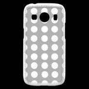 Coque Samsung Galaxy Ace4 pois gris & blanc
