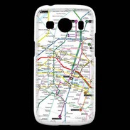Coque Samsung Galaxy Ace4 Plan de métro de Paris