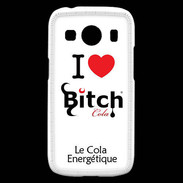 Coque Samsung Galaxy Ace4 I love Bitch Cola 2