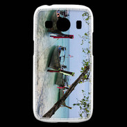 Coque Samsung Galaxy Ace4 DP Barge en bord de plage 2