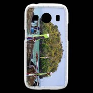 Coque Samsung Galaxy Ace4 DP Barge en bord de plage