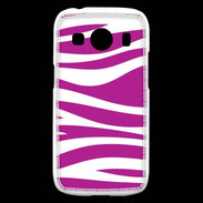 Coque Samsung Galaxy Ace4 zèbre rose & blanc