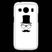 Coque Samsung Galaxy Ace4 chapeau moustache