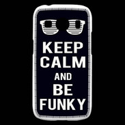 Coque Samsung Galaxy Ace4 Keep Calm Funky Noir