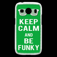 Coque Samsung Galaxy Ace4 Keep Calm Funky Vert