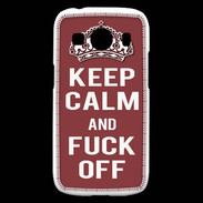 Coque Samsung Galaxy Ace4 Keep Calm Fuck Off Brique