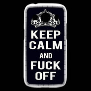Coque Samsung Galaxy Ace4 Keep Callm Fuck Off Noir