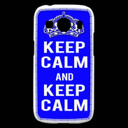 Coque Samsung Galaxy Ace4 Keep Calm Bleu