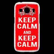 Coque Samsung Galaxy Ace4 Keep Calm Rouge