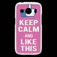 Coque Samsung Galaxy Ace4 Keep Calm Like This Rose