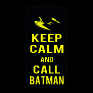 Coque Samsung Galaxy Ace4 Keep Calm Call Batman Noir