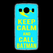 Coque Samsung Galaxy Ace4 Keep Calm Batman Cyan