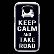 Coque Samsung Galaxy Ace4 Keep Calm Take Road Noir