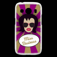 Coque Samsung Galaxy Ace4 Miss business Brune