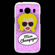 Coque Samsung Galaxy Ace4 Miss Champagne Blonde
