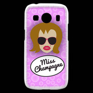 Coque Samsung Galaxy Ace4 Miss Champagne Rousse