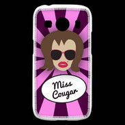 Coque Samsung Galaxy Ace4 Miss Cougar Chatain
