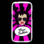 Coque Samsung Galaxy Ace4 Miss Fashion Brune