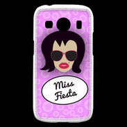Coque Samsung Galaxy Ace4 Miss Fiesta Brune