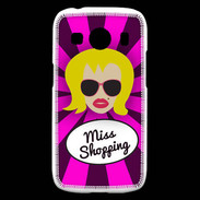 Coque Samsung Galaxy Ace4 Miss Shopping Blonde