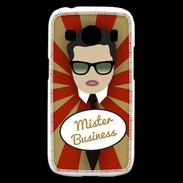 Coque Samsung Galaxy Ace4 Mister Business Brun