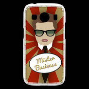 Coque Samsung Galaxy Ace4 Mister Business Chatain