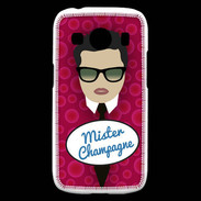 Coque Samsung Galaxy Ace4 Mister Champagne Brun