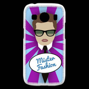 Coque Samsung Galaxy Ace4 Mister Fashion Chatain