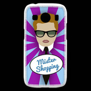 Coque Samsung Galaxy Ace4 Mister Shopping Roux