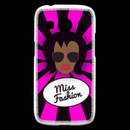 Coque Samsung Galaxy Ace4 Miss Fashion Black