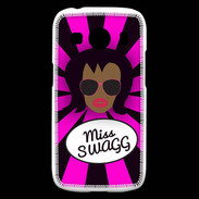 Coque Samsung Galaxy Ace4 Miss Swag Black