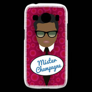 Coque Samsung Galaxy Ace4 Mister Champagne Black