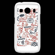 Coque Samsung Galaxy Ace4 Adishatz All Over Rugby