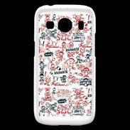 Coque Samsung Galaxy Ace4 Adishatz All Over Rugby YM
