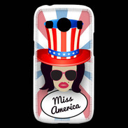 Coque Samsung Galaxy Ace4 Miss USA Brune