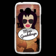 Coque Samsung Galaxy Ace4 Miss Guadeloupe Brune