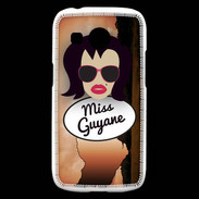 Coque Samsung Galaxy Ace4 Miss Guyane Brune