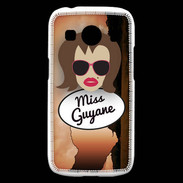 Coque Samsung Galaxy Ace4 Miss Guyane Chatain