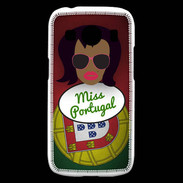Coque Samsung Galaxy Ace4 Miss Portugal Black