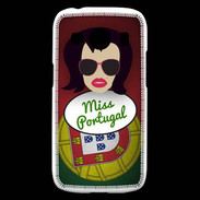 Coque Samsung Galaxy Ace4 Miss Portugal Brune