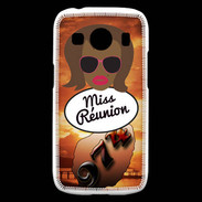 Coque Samsung Galaxy Ace4 Miss Réunion Black