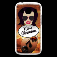 Coque Samsung Galaxy Ace4 Miss Réunion Brune