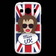 Coque Samsung Galaxy Ace4 Miss UK Chatain