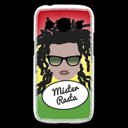 Coque Samsung Galaxy Ace4 Mister Rasta Blanc