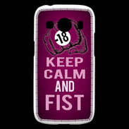 Coque Samsung Galaxy Ace4 Keep Calm and Fist Rose