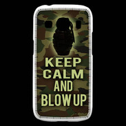Coque Samsung Galaxy Ace4 Keep Calm and Grenade Camouflage