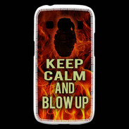 Coque Samsung Galaxy Ace4 Keep Calm and Grenade Feu